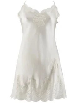 100% Seide Baby-Doll SOIE D´AMOUR Mit Spitze Aubade -Feine Unterwaesche Geschaft baby doll seide perlmut ms42 soie d amour aubade 2 1