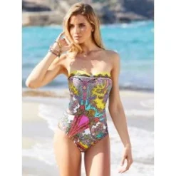 Badeanzug FÜRSTENBERG Gelb-bunt