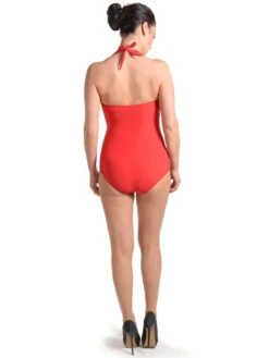 Neckholder Badeanzug HAVANA Von Je Suis -Feine Unterwaesche Geschaft badeanzug rot je suis 2 1
