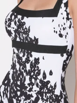 Badeanzug RAMAGE Weiß-schwarz Von Ritratti Mare -Feine Unterwaesche Geschaft badeanzug schwarz weiss 72050 ritratti mare 2