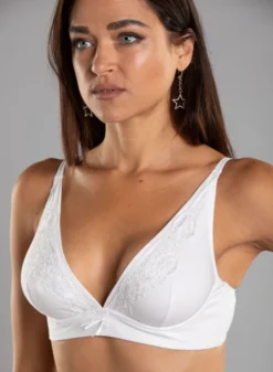 Triangel Bralette Baumwolle PIACEVOLE Cotone Candy Von Cotton Club -Feine Unterwaesche Geschaft baumwolle gb5 bh piacevole bustier weiss cotton club 2 cotone candy