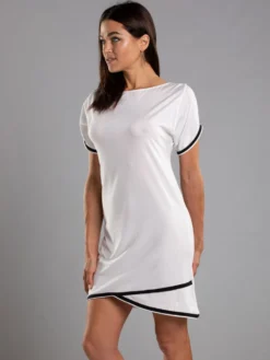 Nachtkleid Baumwolle LEGGEREZZA Cotone Candy Von Cotton Club -Feine Unterwaesche Geschaft baumwolle hb7 nachthemd leggerezza weiss cotton club 2 cotone candy