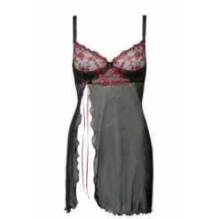 Tüll BH-Kleidchen JULIA Himbeer-rot Von Escora