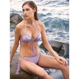 Triangel-Bikini LILLA Flieder Von Chiara Fiorini 1 Triangel-Bikini LILLA Flieder Von Chiara Fiorini
