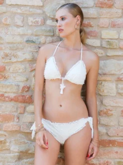 Triangel-Bikini PANNA Bestickt Von Chiara Fiorini 6 Triangel-Bikini PANNA Bestickt Von Chiara Fiorini -Feine Unterwaesche Geschaft bikini panna cft607 slip panna cfb608 chiara fiorini 2