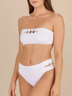 Bandeau Neckholder Bikini VINY WAVE 61 Von Pain De Sucre 11 Bandeau Neckholder Bikini VINY WAVE 61 Von Pain De Sucre -Feine Unterwaesche Geschaft bikini viny wave weiss pain de sucre