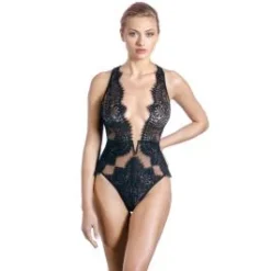 Body BLACK SWAN CRYSTAL Mit Strass Von Prelude Milano