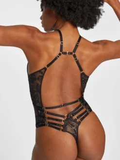 Body TWIST AND LOVE Von Boîte à Désir Aubade -Feine Unterwaesche Geschaft body spitze p086r schwarz boite a desir aubade 5