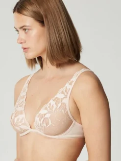 Spitze Triangel-BH SIN Von Maison Lejaby -Feine Unterwaesche Geschaft buegel bh apricot 19134 sin maison lejaby