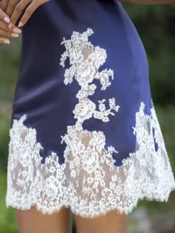 100% Seide Negligé PEARL No. 1 Kurz Von Marjolaine -Feine Unterwaesche Geschaft combinette seide 3pea0103 3674encre naturel pearl marjolaine 3 1