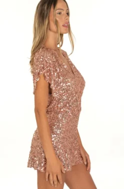 Jumpsuit PAILLETTES Von Pin-Up Stars -Feine Unterwaesche Geschaft einteiler pb035tu rosa pailletten pin up stars 2 5