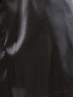 Seta Superior Seide Unterkleid INTENSA Satin Cotton Club -Feine Unterwaesche Geschaft farbfeld seide schwarz seta superior cotton club 13 1 1 1