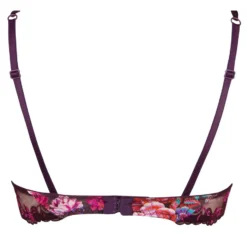 Halbschale BH AVEU EN FLEURS Seide Von Lise Charmel -Feine Unterwaesche Geschaft halbschale bh ach3043 violette mit muster aveu en fleurs lise charmel 10 1