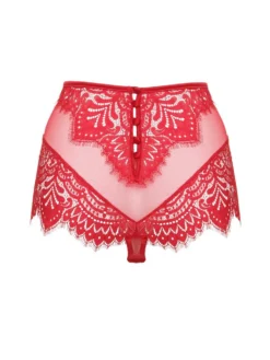 High Waist Brazilian Slip BLACK SWAN Von Prelude Milano -Feine Unterwaesche Geschaft high waist brazilian spitze yd281 rot black swan prelude milano 2 1
