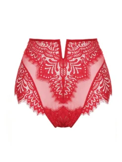 High Waist Brazilian Slip BLACK SWAN Von Prelude Milano -Feine Unterwaesche Geschaft high waist brazilian spitze yd281 rot black swan prelude milano 1