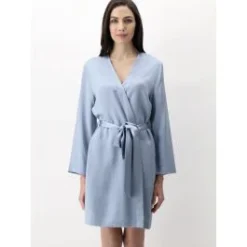100% Seide Morgenmantel CLASSICO Von Luna Di Seta
