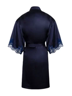 Seiden Kimono SPLENDEUR SOIE Von Lise Charmel 12 Seiden Kimono SPLENDEUR SOIE Von Lise Charmel -Feine Unterwaesche Geschaft kimono seide alc2080 dunkelblau 5276 splendeur soie lise charmel 1
