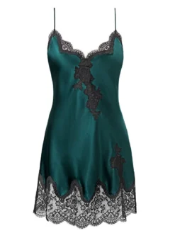 100% Seide Negligé TOI MON AMOUR Klassische Farben Von Aubade 24 100% Seide Negligé TOI MON AMOUR Klassische Farben Von Aubade -Feine Unterwaesche Geschaft kleidchen gr n spitze seide toi mon amour qs40 emeraude aubade 1 1