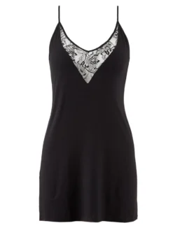 Kurzes Negligé LAZY DAYS Aus Modal Und Seide Von Aubade -Feine Unterwaesche Geschaft kleidchen schwarz rl40 lazy days aubade 1