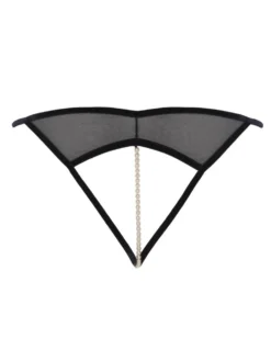 Kyoto G-String Perlenstring Schwarz Von Bracli -Feine Unterwaesche Geschaft kyoto g string bracli schwarz 2