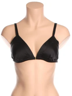 Seide Triangel BH FIDJI Blumendruck Oder Schwarz Von Marjolaine -Feine Unterwaesche Geschaft marjolaine seide bh fidji schwarz 04