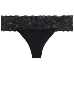 String SWEETESSENCE IK Laser Cut Von Aubade -Feine Unterwaesche Geschaft microfaser dessous ik26 noir 1 sweetessence aubade 7 1