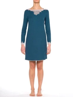 Nachthemd MEGAN Petrol Aus Modal Von Imec -Feine Unterwaesche Geschaft modal nachthemd megan 71708 petrol imec 2 1