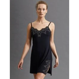 Modal Nachthemd BLACK Schwarz Von Fürstenberg 1 Modal Nachthemd BLACK Schwarz Von Fürstenberg