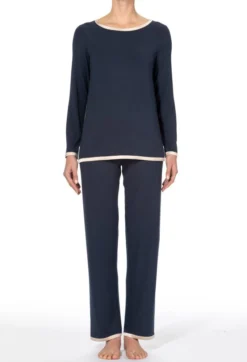 Pyjama GIADA Dunkelblau Aus Modal Von Imec -Feine Unterwaesche Geschaft modal pyjama giada dunkelblau 72593 imec 3