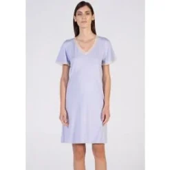 Modal Kurzarm Nachtshirt LAVANDA Kurz Von Verdiani