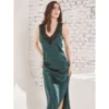100% Seide Nachtkleid LEONA Mit Spitze Von Vivis
