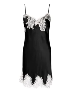 Seiden Negligé SPLENDEUR SOIE Von Lise Charmel -Feine Unterwaesche Geschaft neglige seide alc1080 schwarz 8110 splendeur soie lise charmel 2