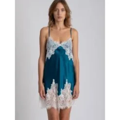 100% Seide Neglige Kurz LILLIAN Von Vivis