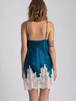 100% Seide Neglige Kurz LILLIAN Von Vivis 15 100% Seide Neglige Kurz LILLIAN Von Vivis -Feine Unterwaesche Geschaft neglige seide lillian v00581 oceanblau vivis 2 2