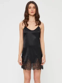 Seide Neglige SETA No. 3 Luxus Von Chiara Fiorini -Feine Unterwaesche Geschaft neglige seide schwarz gc183 chiara fiorini 1 1