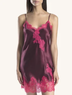 100% Seide Negligé SOIE D´AMOUR Von Aubade -Feine Unterwaesche Geschaft negligee seide beere ms40 soie d amour aubade 5