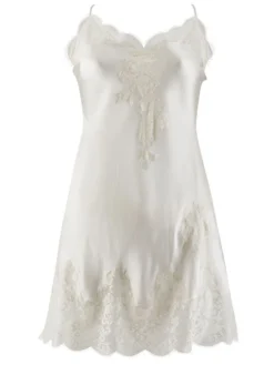 100% Seide Negligé SOIE D´AMOUR Von Aubade -Feine Unterwaesche Geschaft negligee seide perlmut ms40 soie d amour aubade