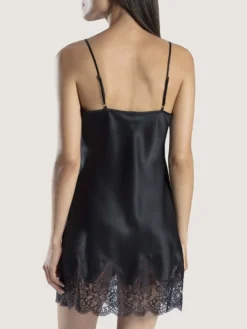 100% Seide Negligé SOIE D´AMOUR Von Aubade -Feine Unterwaesche Geschaft negligee seide schwarz ms40 soie d amour aubade 2