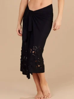 Pareo AKIA 16 Von Pain De Sucre -Feine Unterwaesche Geschaft pareo mikrofaser akia schwarz pain de sucre