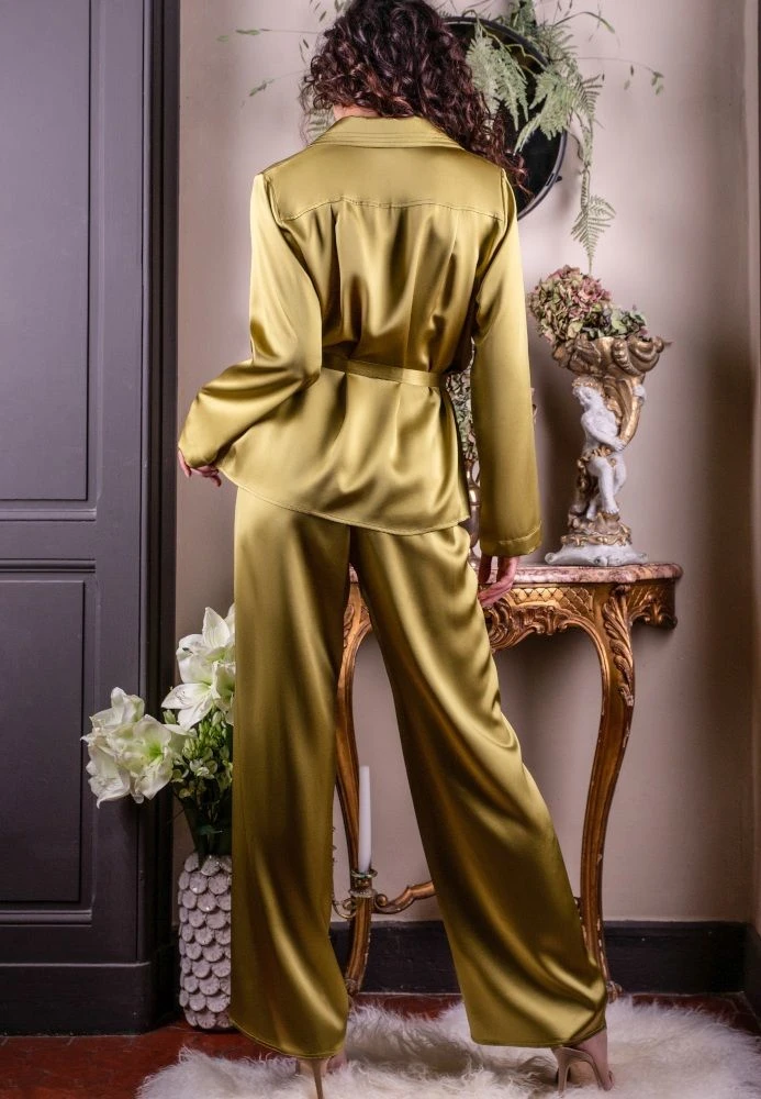 Seidenpyjama SOIE UNIE Von Marjolaine Basic Line 19 Seidenpyjama SOIE UNIE Von Marjolaine Basic Line – Bild 19