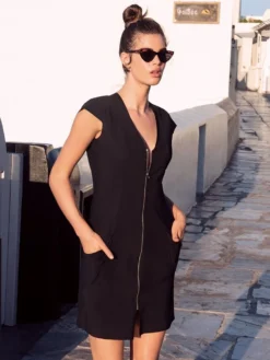 Reisekleid AMI 51 Schwarz Von Pain De Sucre -Feine Unterwaesche Geschaft reisekleid ami schwarz pain de sucre 2