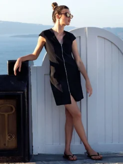 Reisekleid AMI 51 Schwarz Von Pain De Sucre -Feine Unterwaesche Geschaft reisekleid ami schwarz pain de sucre