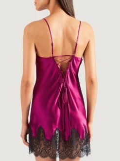 100% Seide Baby-Doll SOIE D´AMOUR Von Aubade -Feine Unterwaesche Geschaft seide baby doll ms42 fuchsia schwarz 3 soie d amour aubade