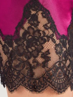 100% Seide Baby-Doll SOIE D´AMOUR Von Aubade -Feine Unterwaesche Geschaft seide baby doll ms42 fuchsia schwarz 5 soie d amour aubade