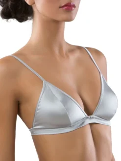 Seta Superior Stretchseide Triangel-BH REGALE Cotton Club -Feine Unterwaesche Geschaft seide bh 2zm regale silber seta superior cotton club 1