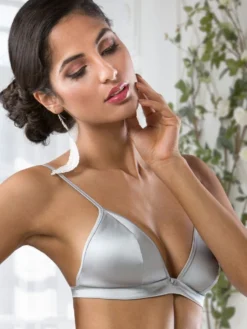 Seta Superior Stretchseide Triangel-BH REGALE Cotton Club -Feine Unterwaesche Geschaft seide bh regale silber seta superior cotton club 1