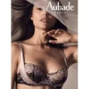 Seide Bügel BH FEMME GLAMOUR Altrosa-schwarz Von Aubade