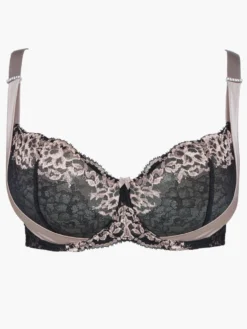 Seide Bügel BH FEMME GLAMOUR Altrosa-schwarz Von Aubade -Feine Unterwaesche Geschaft seide buegel bh md14 altrosa femme glamour aubade 2