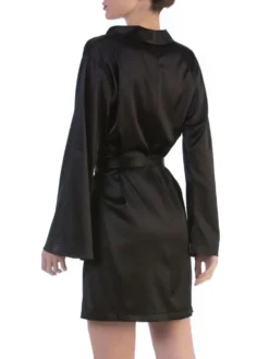 Seta Superior Seide Kimono INTREPIDO Von Cotton Club -Feine Unterwaesche Geschaft seide kimono kurz schwarz 4vm intrepido seta superior cotton club 2 1