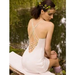 Seidennachthemd COEUR Aus Seiden-Mousselin Von Marjolaine 1 Seidennachthemd COEUR Aus Seiden-Mousselin Von Marjolaine